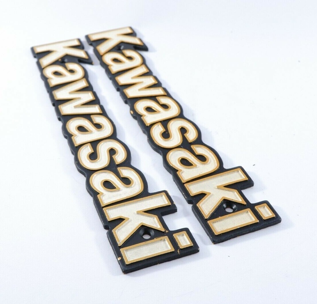 Kawasaki KZ1000 KZ900 KZ650 KZ550 KZ700 KZ750 KZ400 KZ250 KZ200 Tank Emblem 2pcs