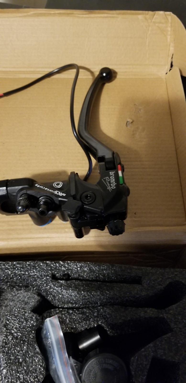 MOKILA Radial Race Master Cylinder Left Stunt brake 18×20 RCS19 BLACK brem