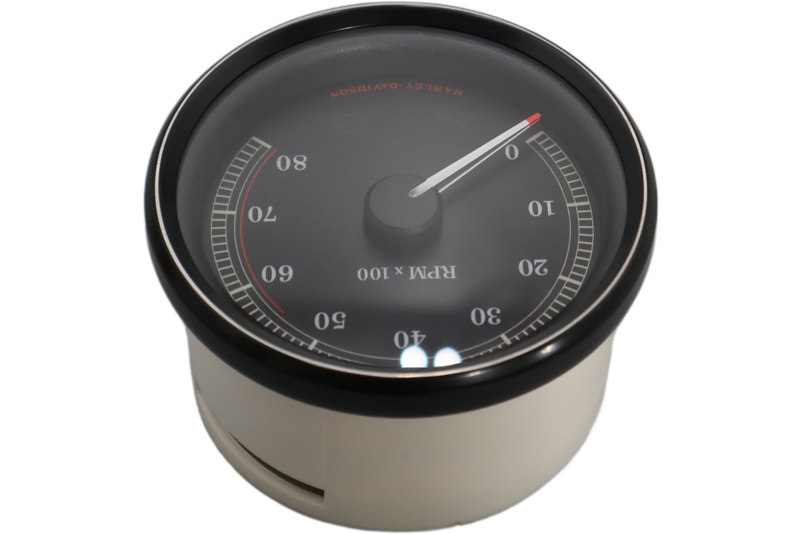 67348-04D NEW OEM 2004-2013 HARLEY-DAVIDSON TOURING TACH REDLINE 5500 4″