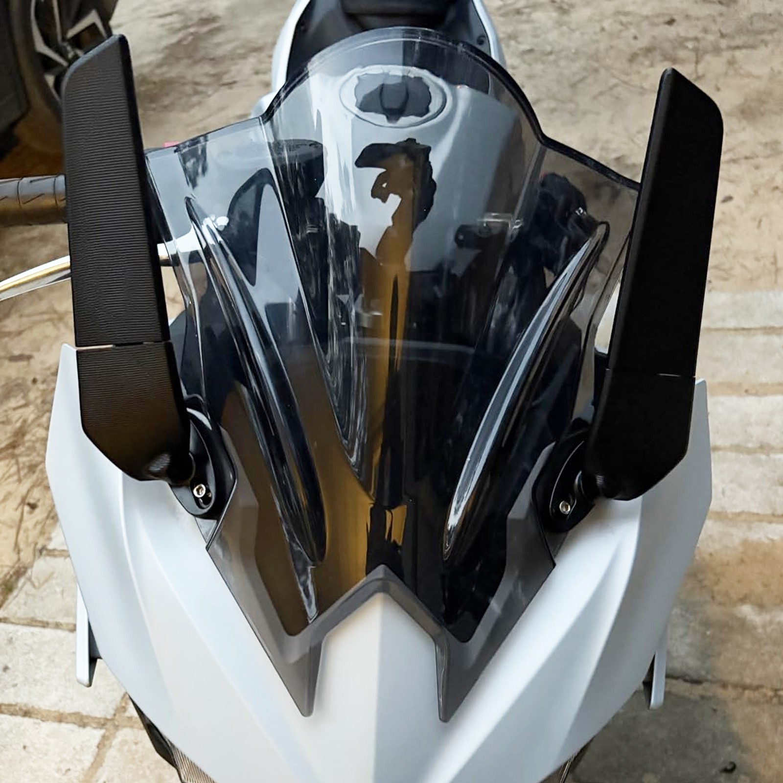 Dark Smoke For NINJA 500 SE 2024 2025 2026 Windscreen Double Bubble Windshield