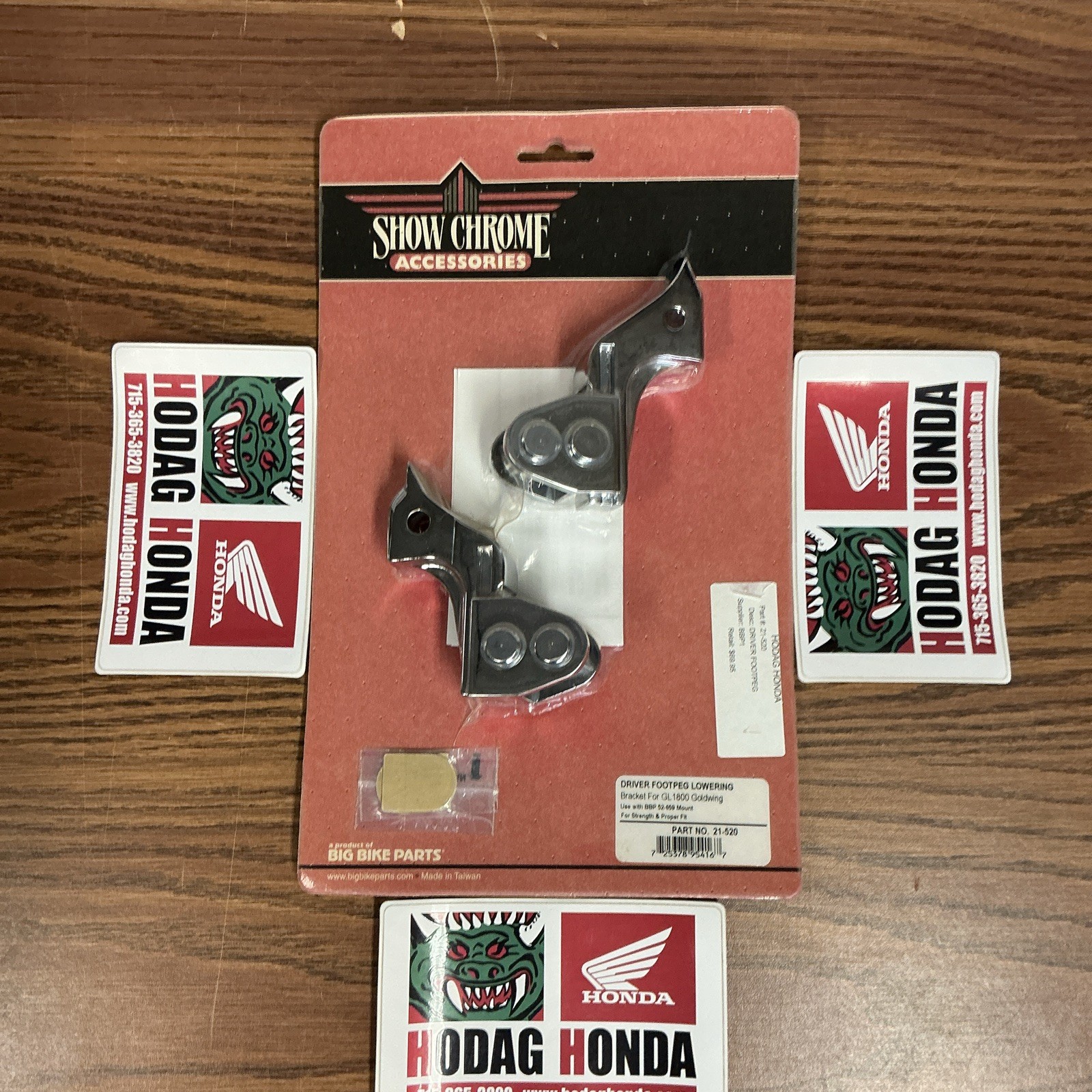 Show Chrome Accessories 21-520 Driver Foot peg Lowering Bracket For GL1800