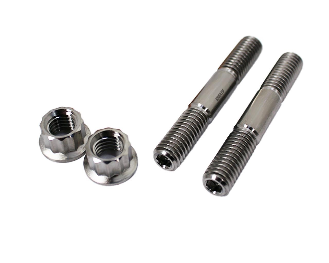 02-24 Honda CRF450R CRF 450R Titanium Head Exhaust Studs Nuts Bolt Gasket Kit