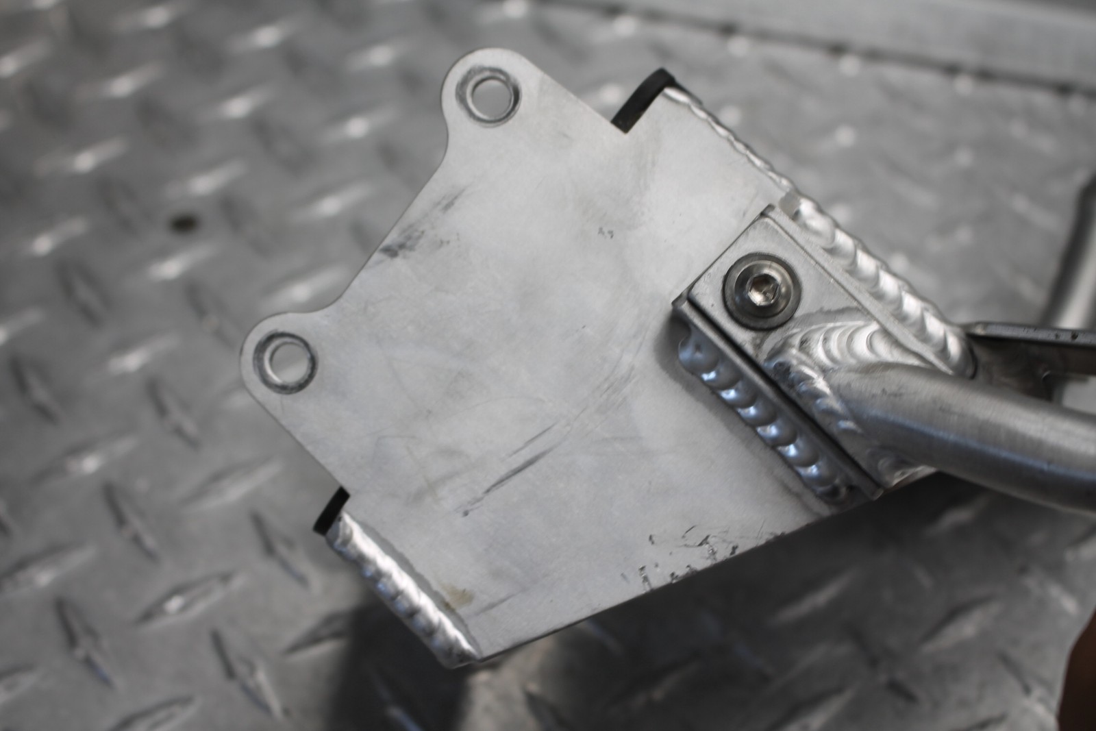 2015 BMW S1000RR AFTERMARKET ALPHA RACING FRONT UPPER FAIRING STAY BRACKET