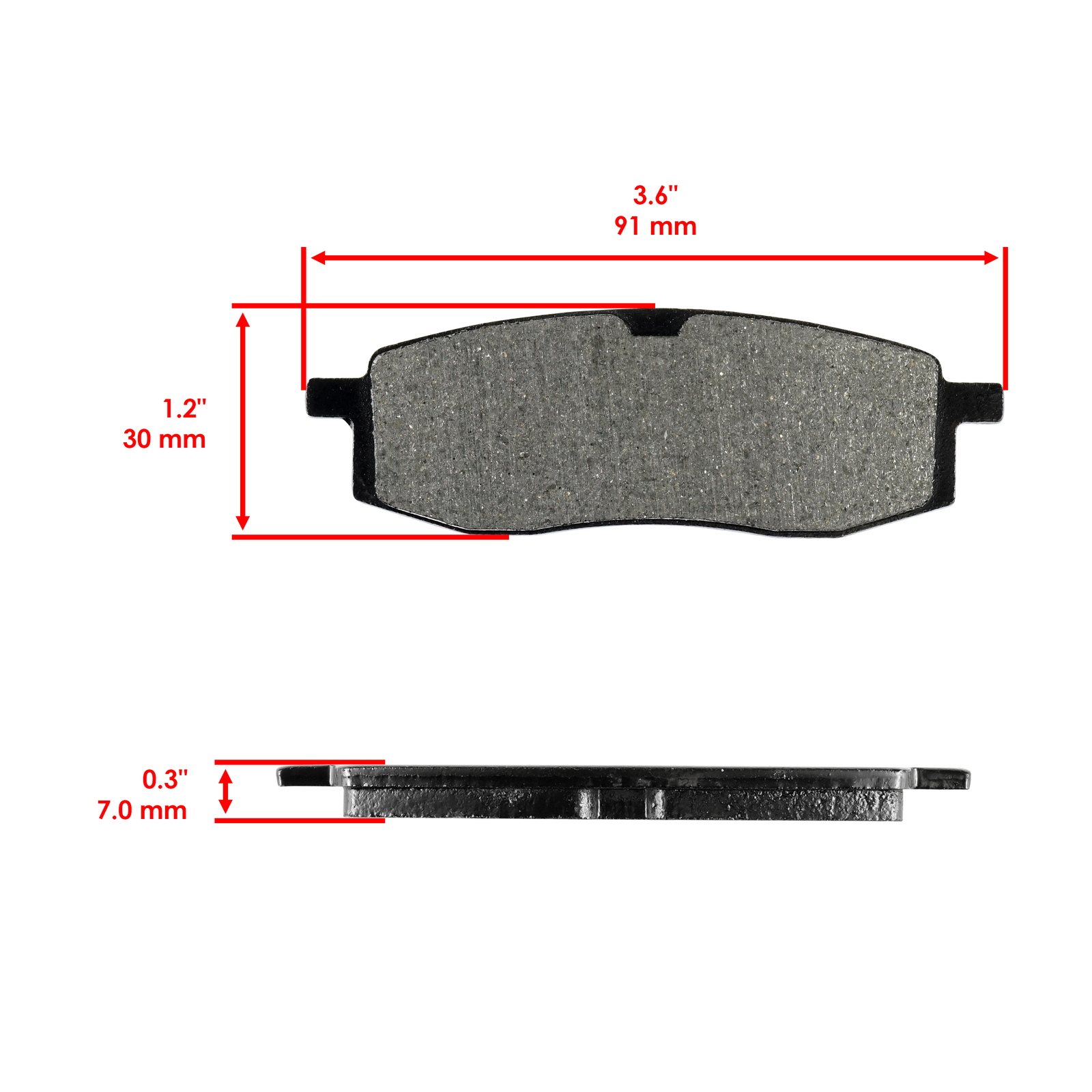 Front Brake Pads for Yamaha YZ490 1985 1986 1987 1988 1989 1990
