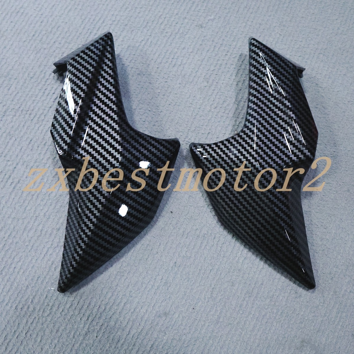Black Carbon Fiber Painted Fairings Kit w/Tank For Kawasaki Z900 2020 -2024 Z900
