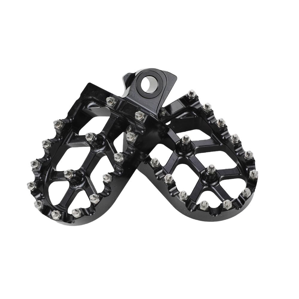 Electric Dirt Bike Foot Pegs Rest Pedal for ETM RTR/Lite – Wider Anti-Skid Black