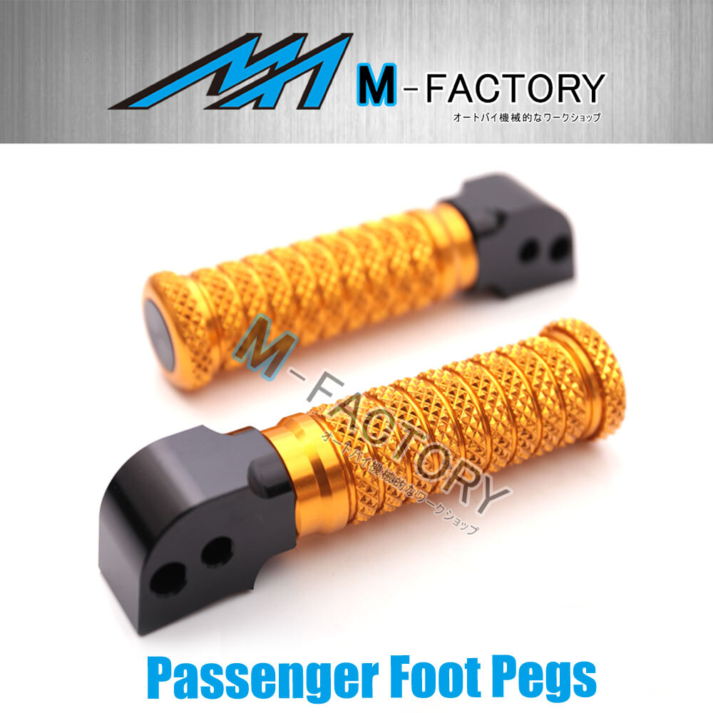 M-Grip Billet Rear Passenger Footpegs Fit Buell S1 Lightning All Year