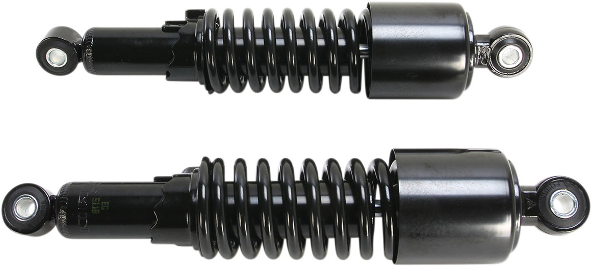Emgo Black Shorty Motorcycle Shocks Eye/Eye 290mm (11 3/8″) Honda Suzuki Yamaha