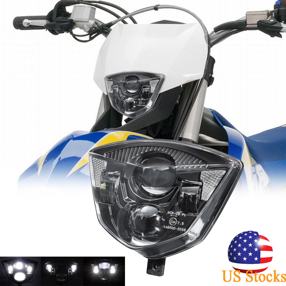 LED Headlight Lamp Assembly For HUSABERG FE 450 570 390 350 501 TE 200 400 450