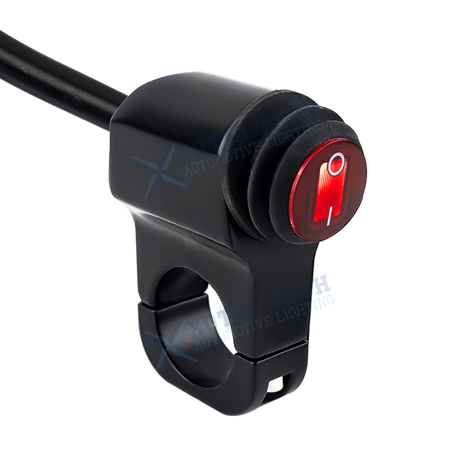 7/8″ Waterproof Motorcycle ATV UTV Handle Bar Push Button Switch Mount Toggle
