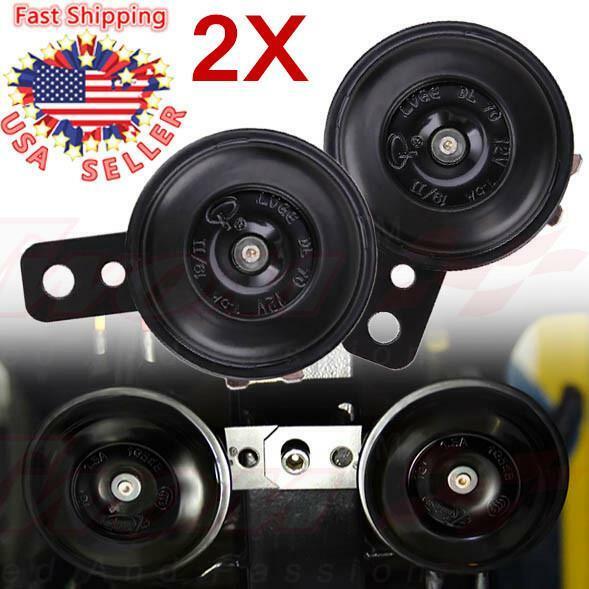 2X Loud Motorcycle Horn Scooter Bracket For Car ATV Electric Dirt Bikes 115dB US
