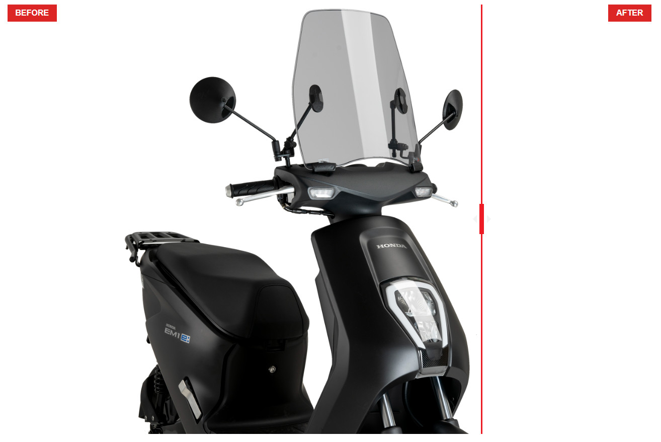 Puig Urban Screen Windshield Deflector Clear Honda EM1 E 2024 – 2025