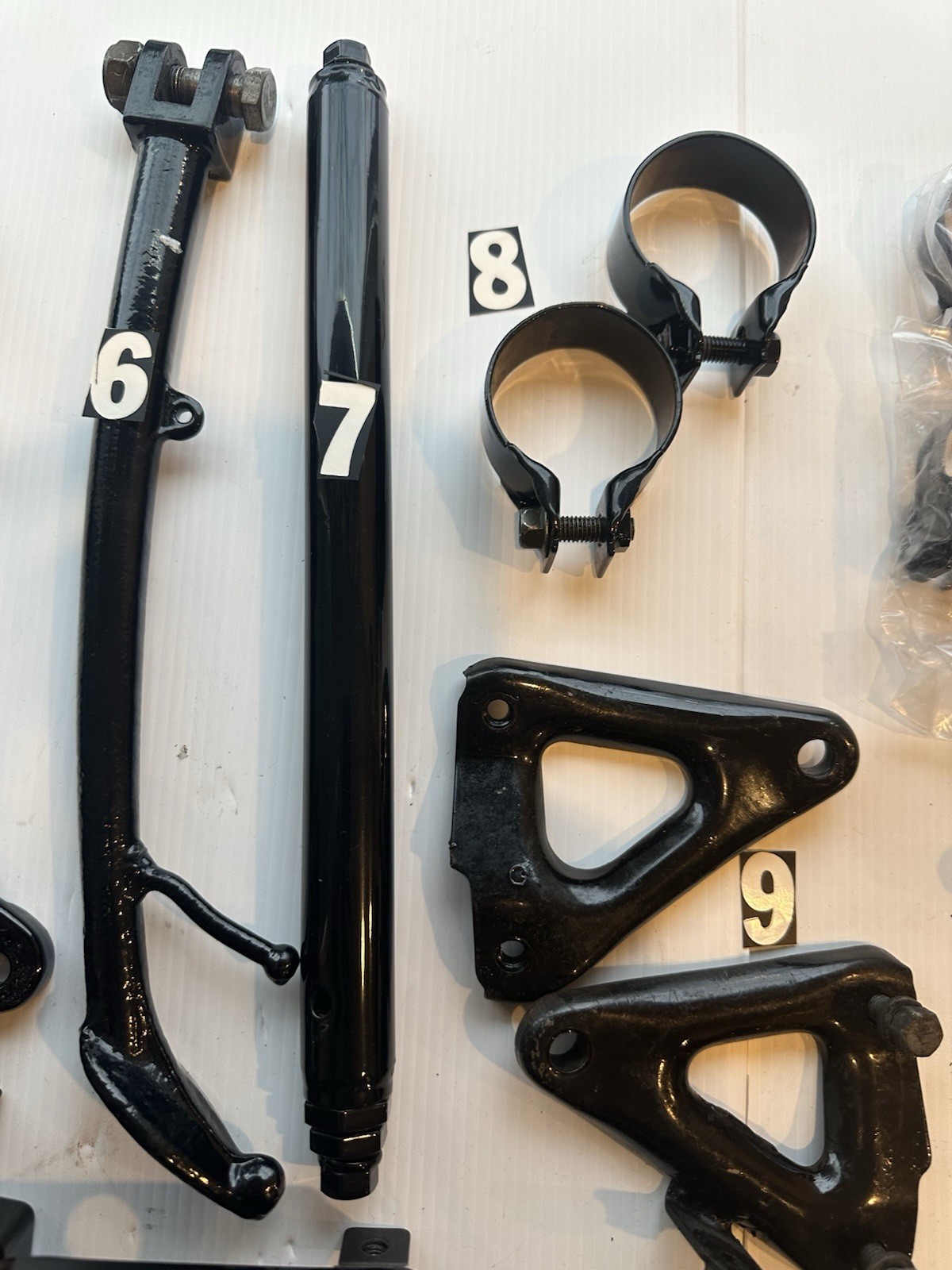 1979 – 1983 Kawasaki Z1300 KZ1300 Restored/ Powder Coated Metal Parts 25 Pieces