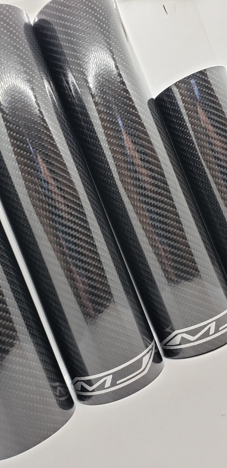 Fork Skins Graphics Glossy Carbon Fiber Decals Honda CRF 250R 450R 250X 450X