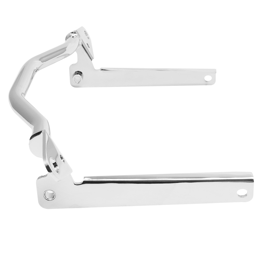 Chrome Spot Fog Passing Light Bar Mount Bracket For Harley Softail Fatboy 02-17