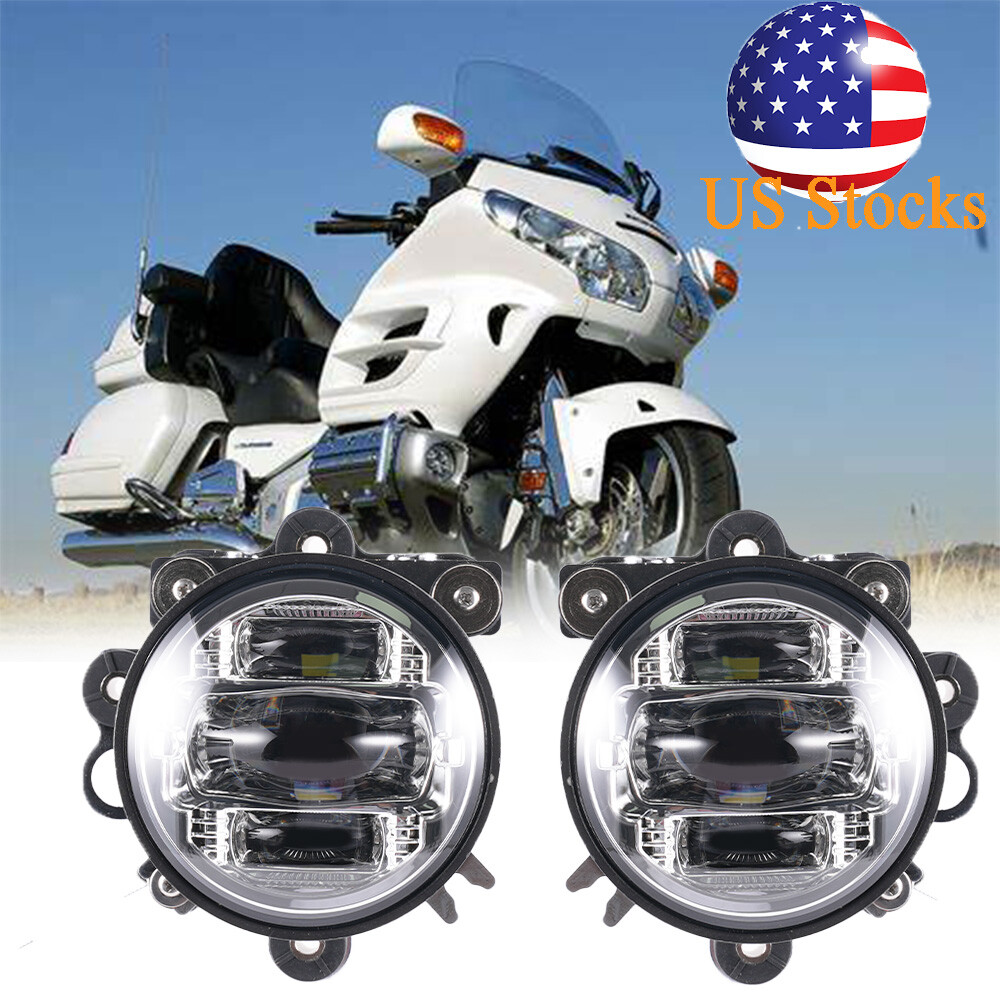 Aluminum Alloy For Honda GL1800 1800 Goldwing 2001-2010 LED Driving fog lights