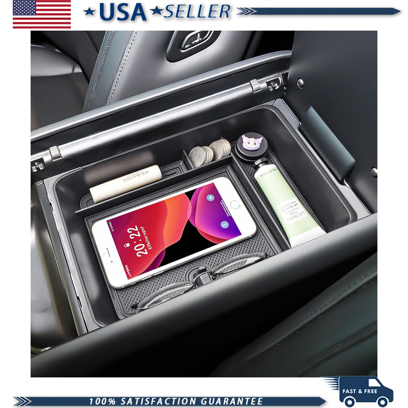 Center Console Organizer Tray 2024 2025 2026 Hyundai Santa Fe, Black