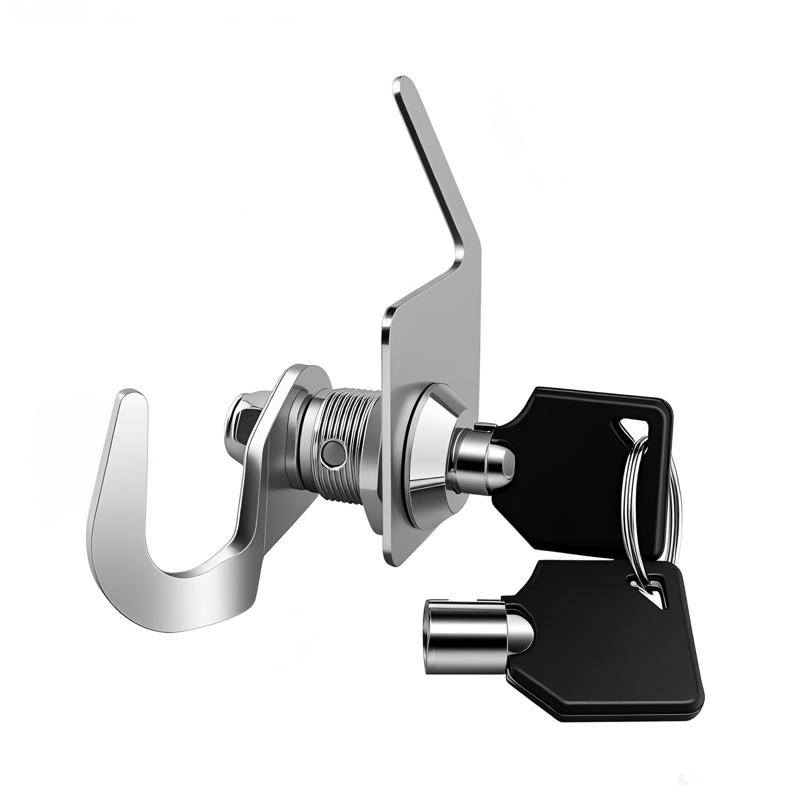 Saddle Bag Tour Tack Trunk Lock 2 Keys Fits for Harley One Size, Chrome
