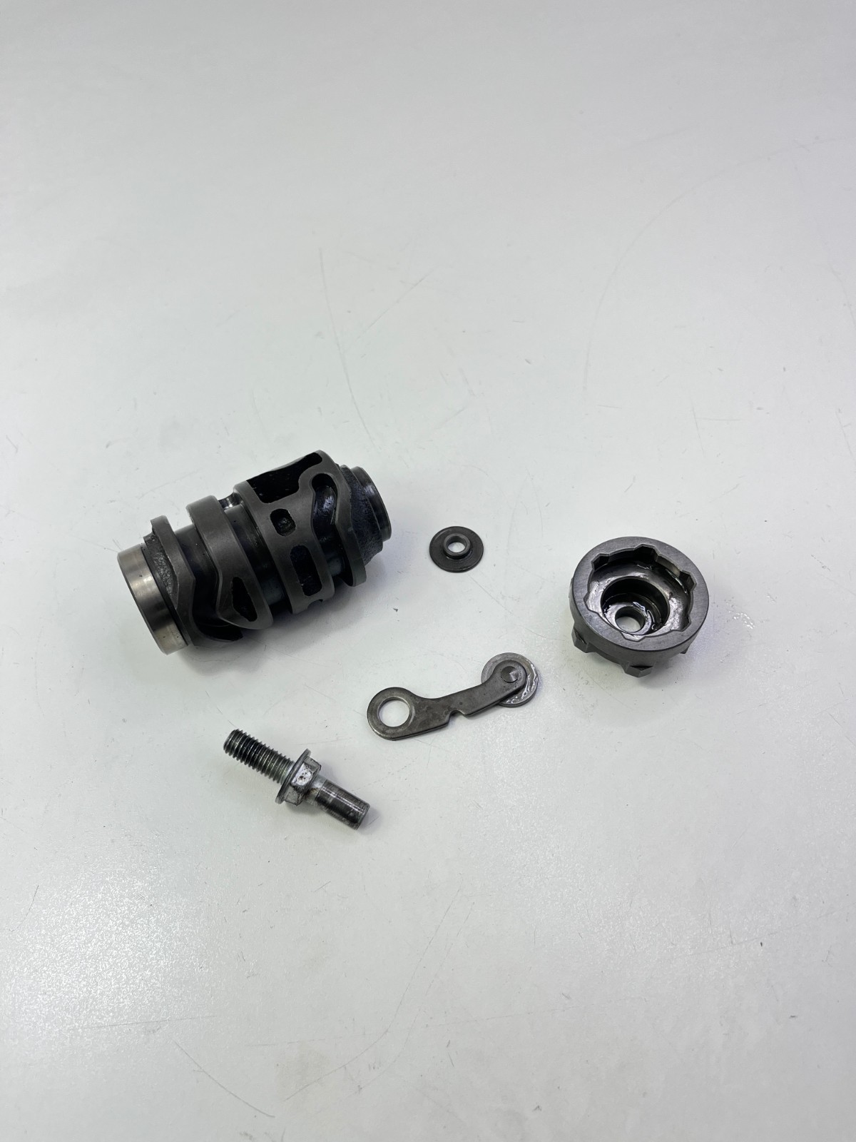 2004-2006 Suzuki RMZ250 Gear Shift Drum With Rachet Gear Holder And Arm OEM #139