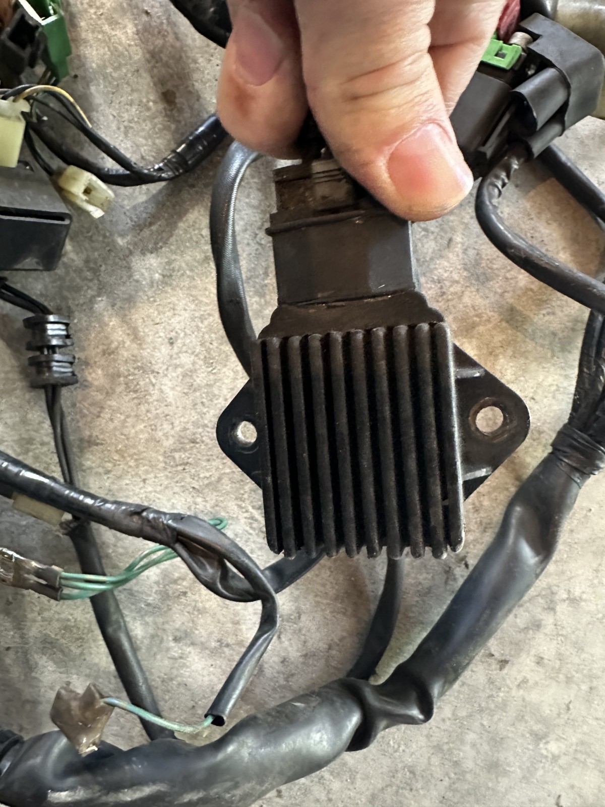 1999 HONDA SHADOW ELECTRICAL WIRING HARNESS STATOR SOLENOID RECTIFIER VT750