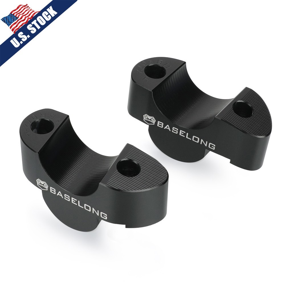 Handlebar Risers +20mm For Suzuki GSX-S1000F GSX-S1000 GSX-S1000S Katana BLACK
