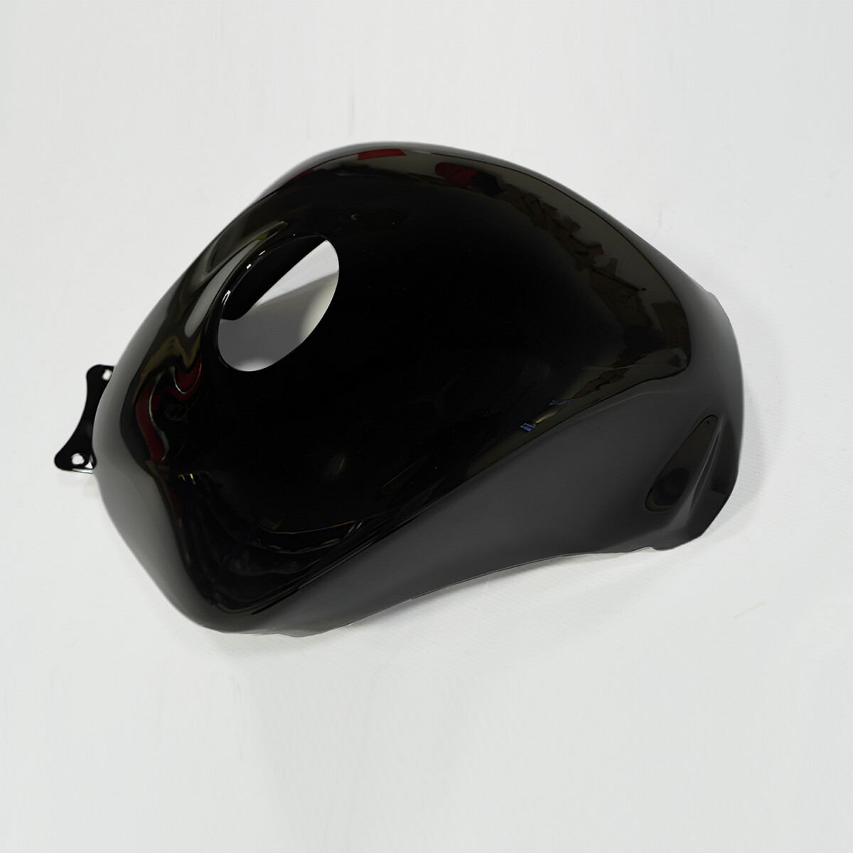 ABS Fuel Tank Cover Cowl Fairing Gloss Black For Kawasaki Ninja ZX6R 2007-2008