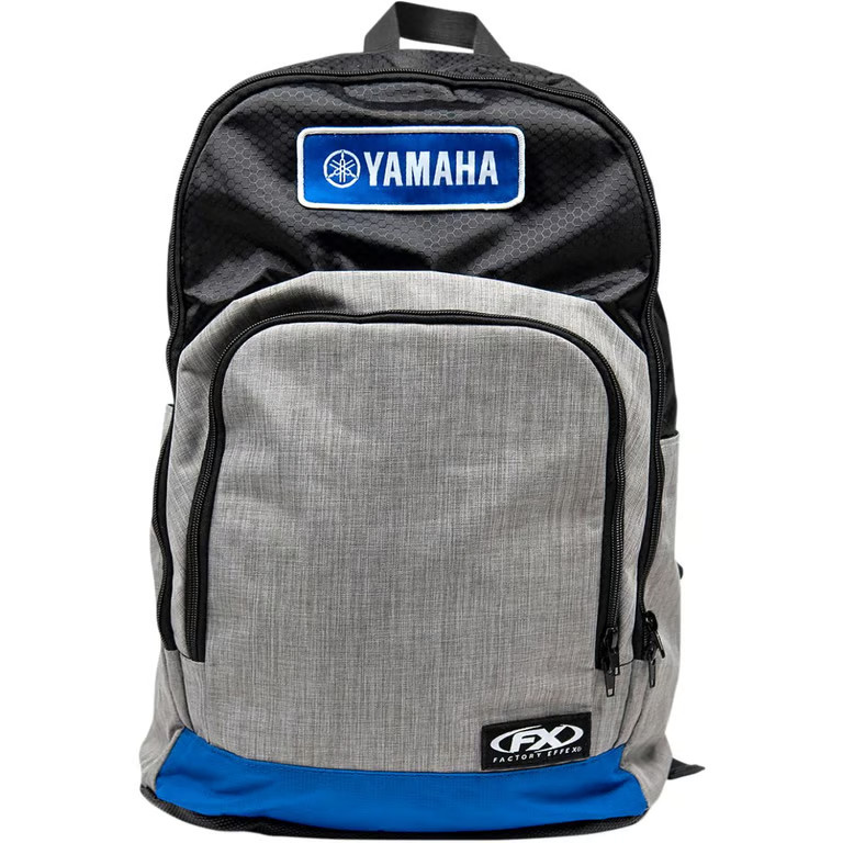 Factory Effex Yamaha Standard Backpacks – Black/Gray/Blue Motorcycle ATV/UTV PWC