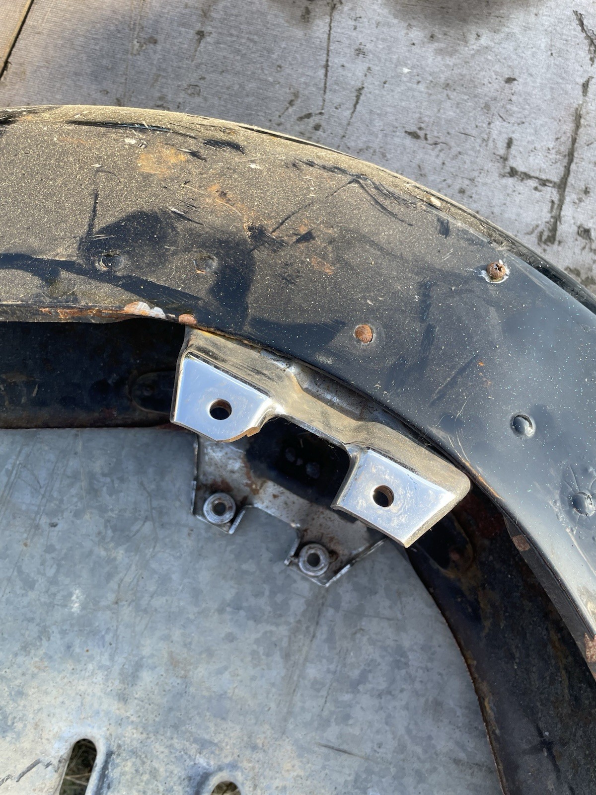 Harley Davidson Big Twin Front Mudguard FL FLH Etc Original As Shown