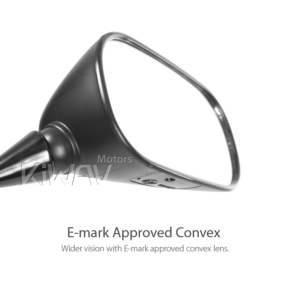 VAWiK OE spec Right Mirror FK178 Chrome Convex For Kawasaki Ninja ZX-10R 04′-05′