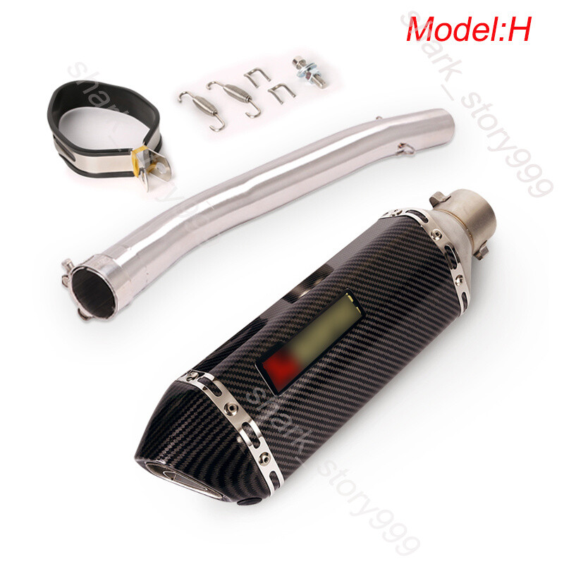 Slip On For Honda CBR600 F4i 2001-2007 Exhaust Mid Pipe 51mm Muffler DB Killer