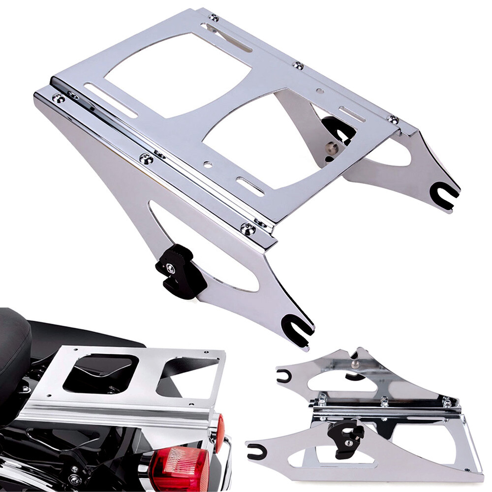 Detachable Two Up Tour Pak Pack Mounting Rack For Harley Touring Glide 2009-2013