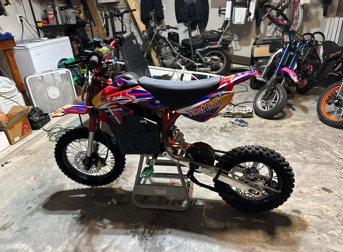 HONDA CRF50 GRAPHICS KIT DECALS THICK AND HIGH GLOSS……