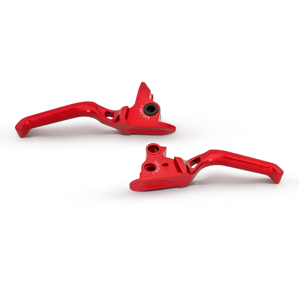 2021-2025 Harley-Davidson FLH FLT Red Method Lever Set Arlen Ness 530-037