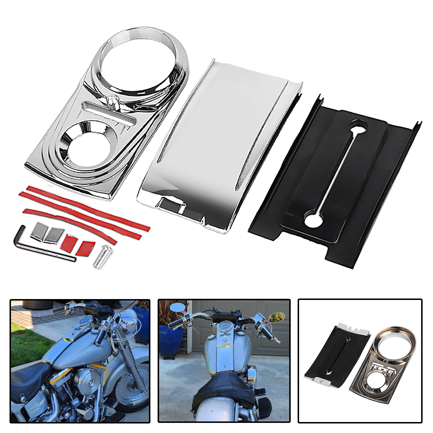 Dash Panel Insert Cover Tank Lower Extension For Harley Softail Heritage Classic