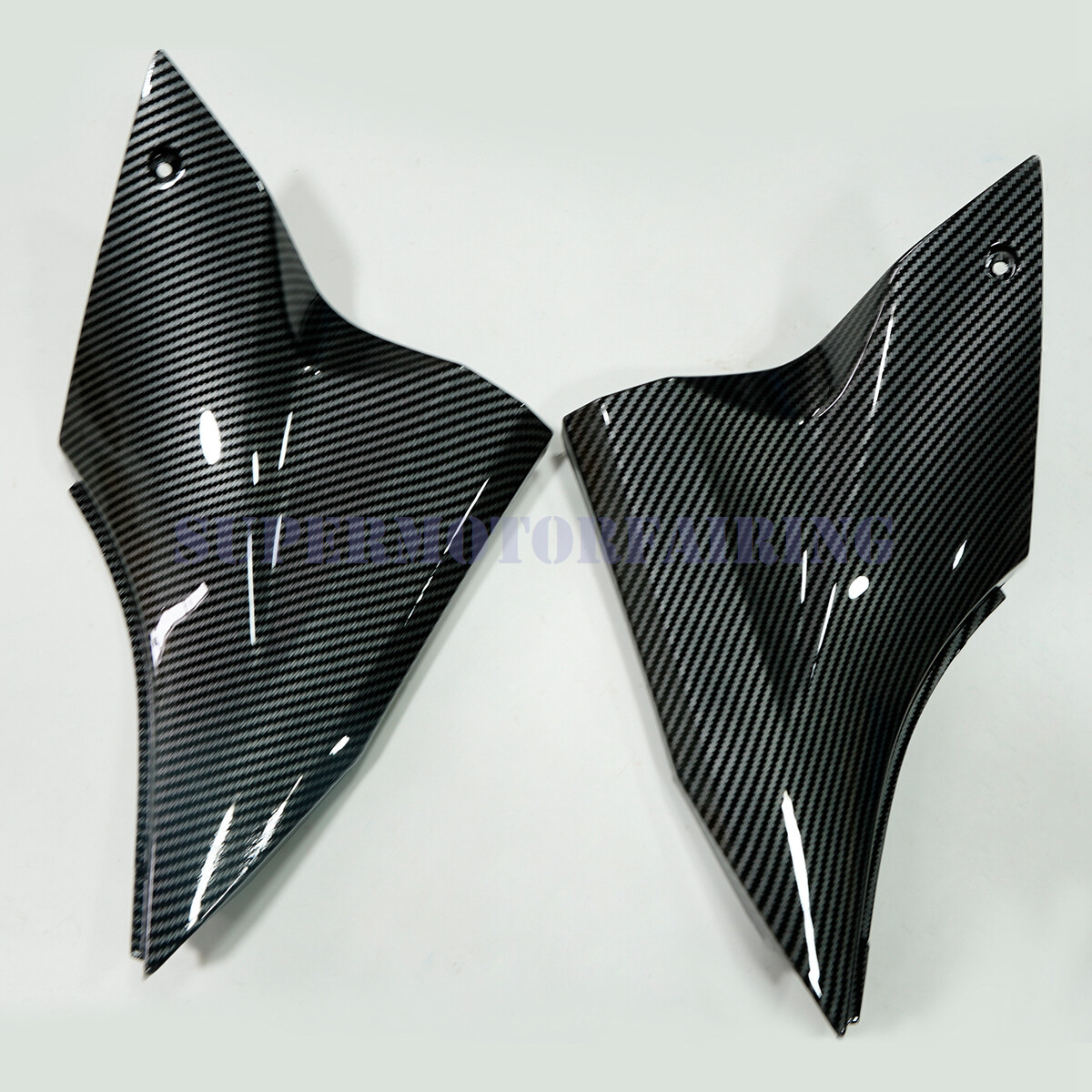Fit for Kawasaki 2006 2007 Ninja ZX10R Black Carbon Fiber Look ABS Fairing Kit