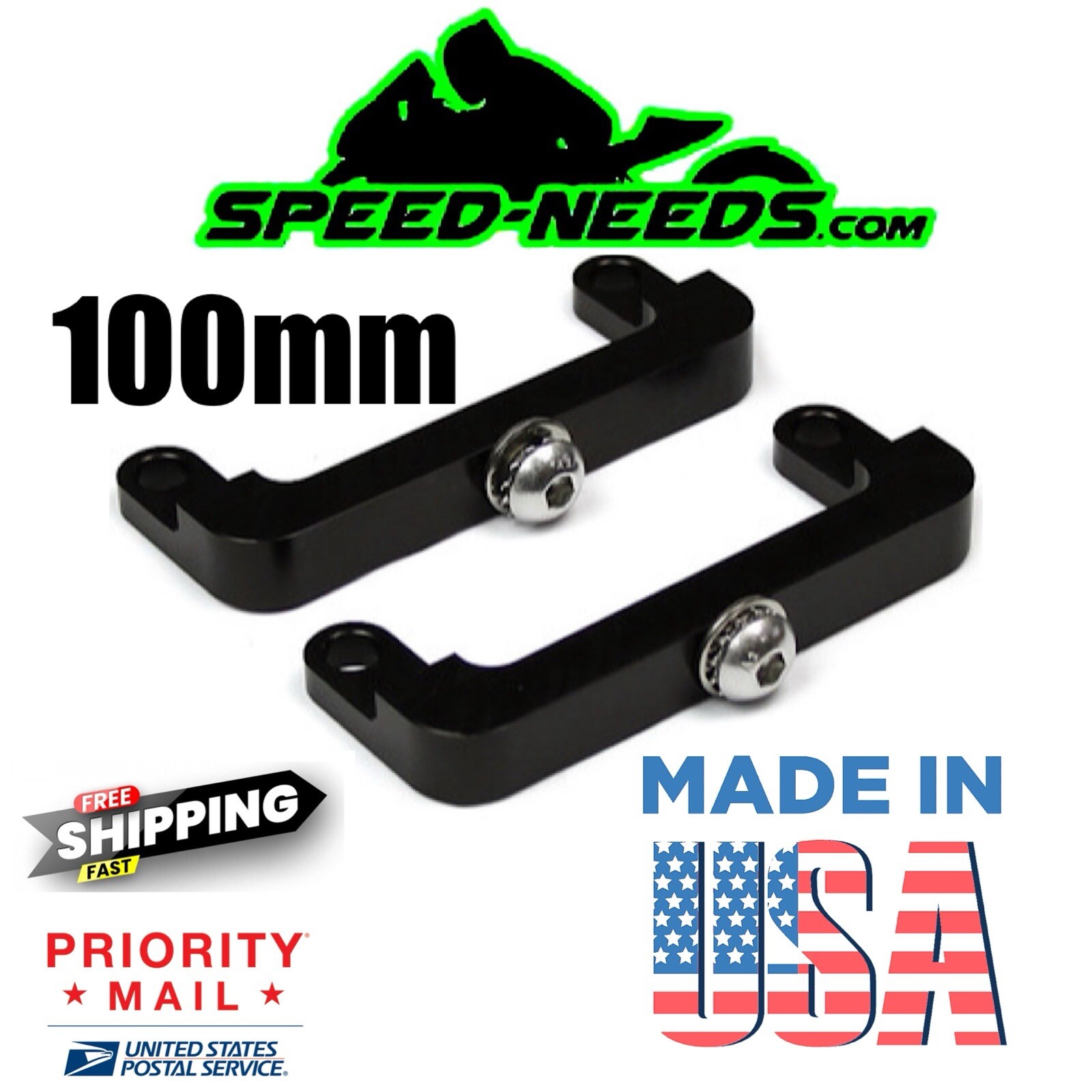 100mm LOWERING STRAP CALIPER MOUNTING BRACKETS ZX14RSE ZX10RR CBR1000RRR M1000RR
