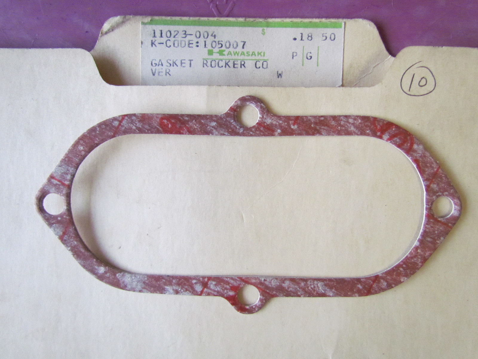 NOS OEM KAWASAKI W 1 2 SS TT 650 COMMANDER ROCKER CASE GASKET 11023-004 1 Count