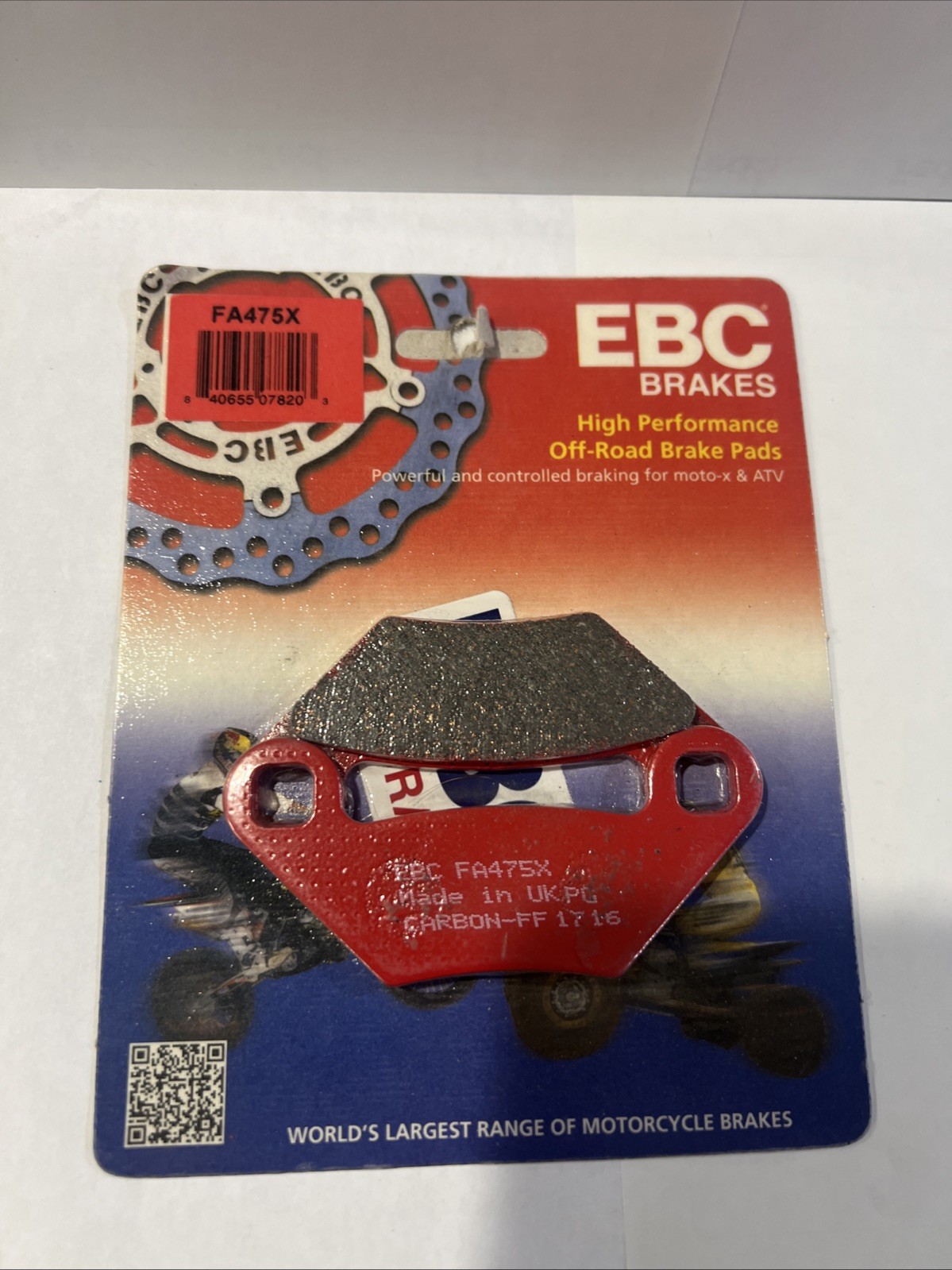 NEW EBC FA475X – X Series Carbon Rear Brake Pads