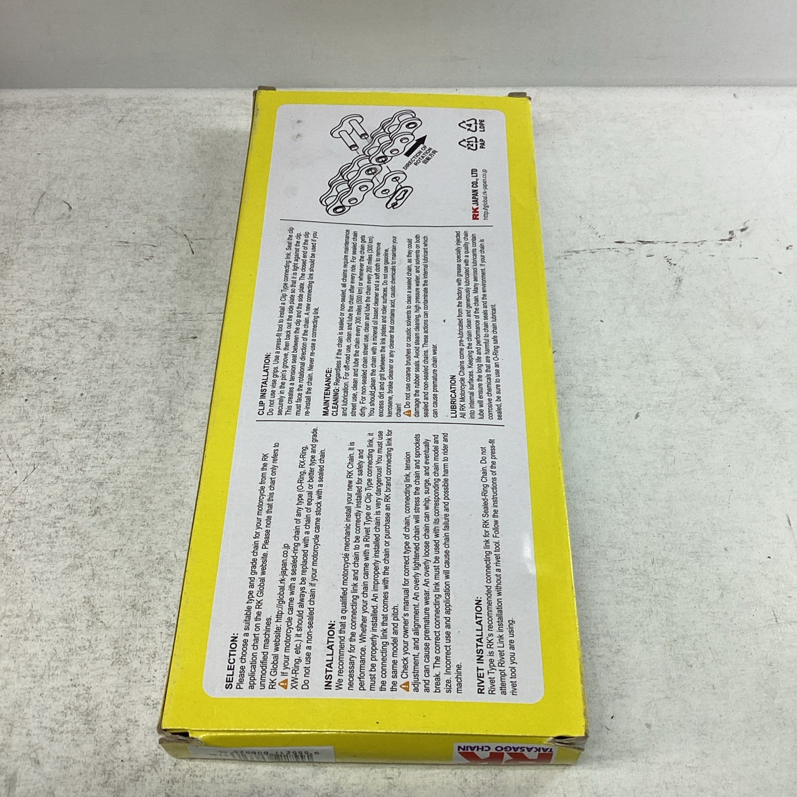 RK Takasago Heavy Duty Chain 520H 114L