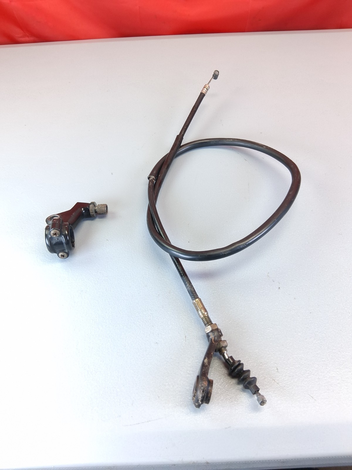 1985 HONDA XR100r xr80r oem clutch cable mount original