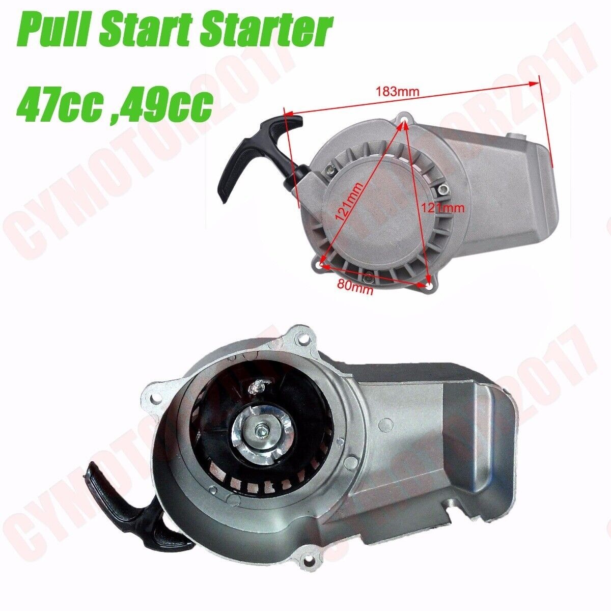 Pull Start Mini Pocket ATV Scooter 47 49 50CC Dirt Bike Recoil Starter Puller