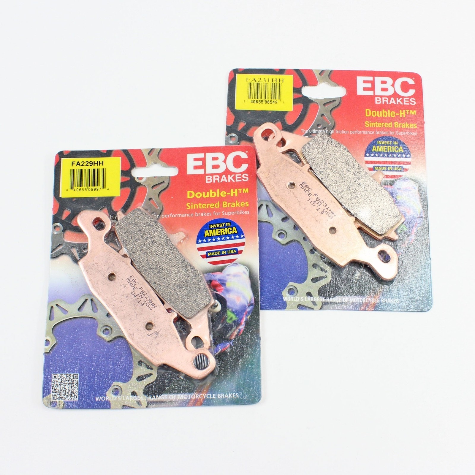 EBC HH Sintered Brake Pad Set for 1999-2010 Suzuki SV 650 SV650 Front 2 Pair
