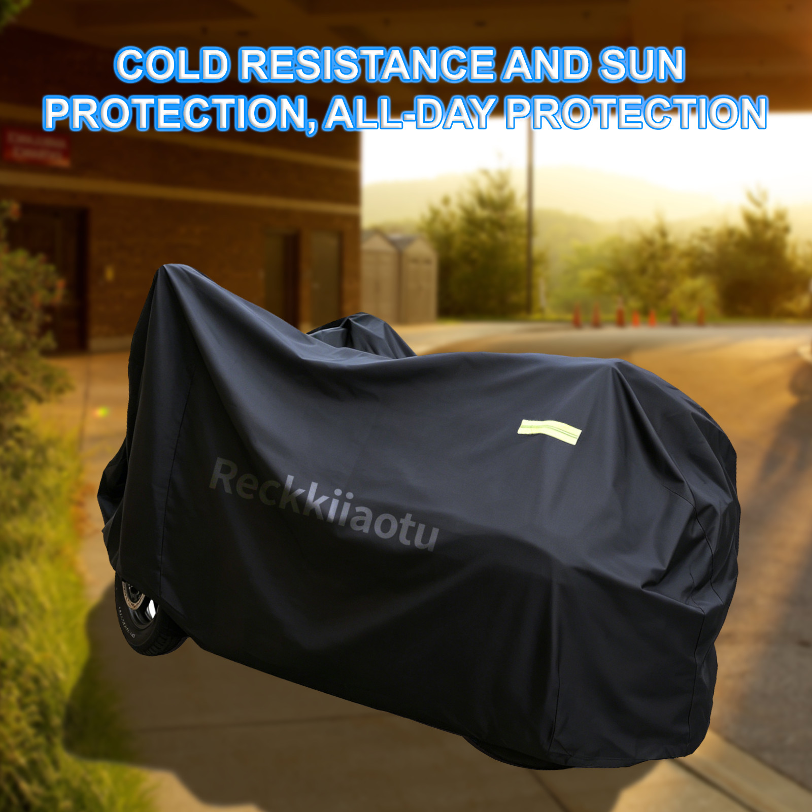 M Black Motorcycle Bike Storage Cover Outdoor Dust Waterproof For Honda Grom 125