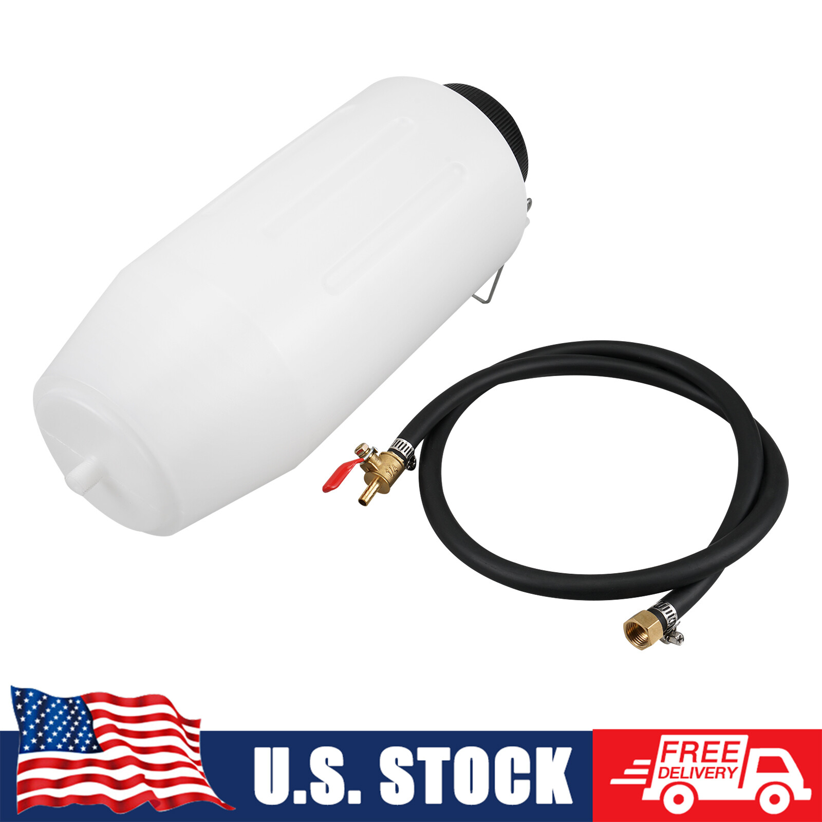 4L Auxiliary Fuel Tank Gas Container Universal For Motorcycle Dirt Bike MX ATV