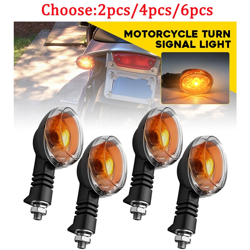 For Buell Blast 2000 2010 X1 99 02 Clear Turn Signal Indicator Light 2Pcs 2-6X