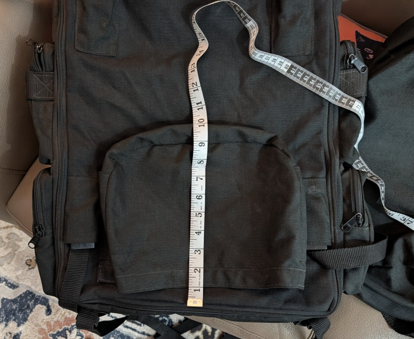 T-BAGS Expandable Black Canvas Motorcycle Travel Bags +Top Roll Bag + Bungee Net