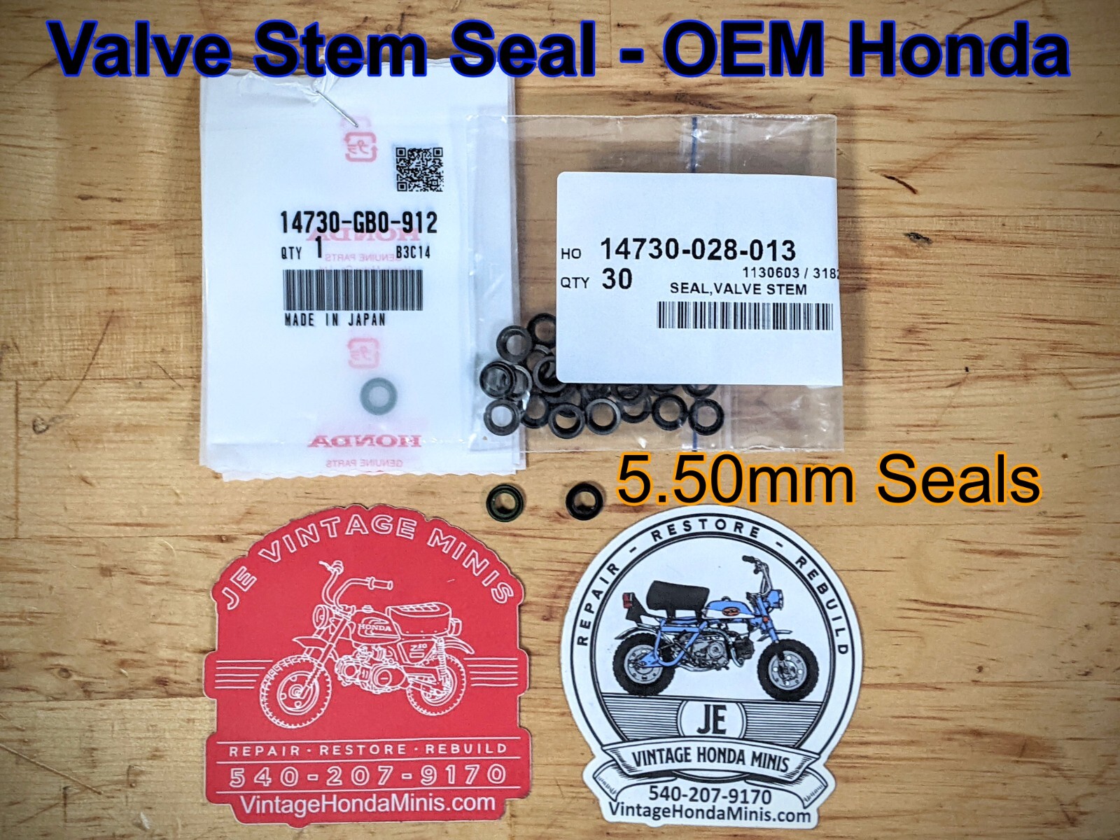 Valvetrain – Valve Stem Seal 5.50mm – Honda Z50 CT70 SL70 XL70 CL70 TRX70 ATC70
