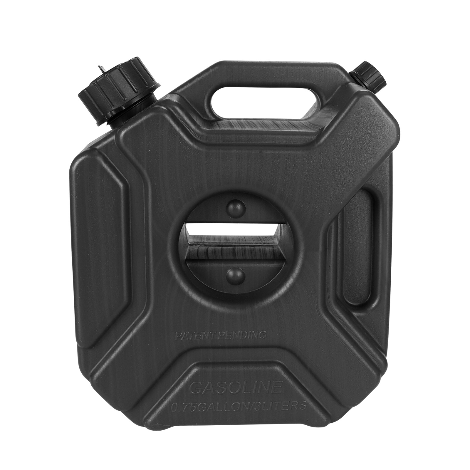 ABS 3L Fuel Tank Container Car Motorcycle Spare Petrol Storage Heavy Can Black
