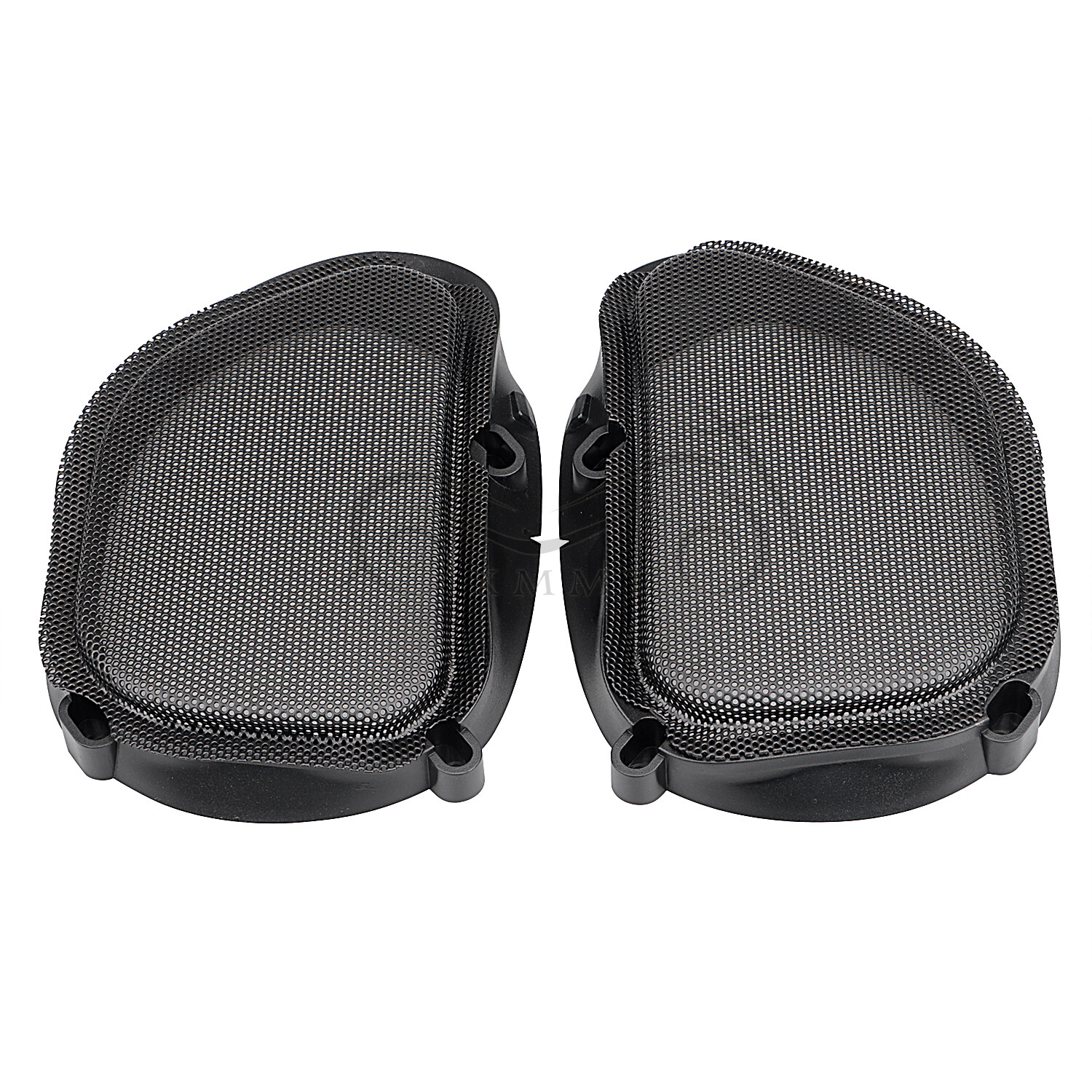 Black Thick Mesh Front Fairing Speaker Grilles For Harley Road Glide 1998-2013