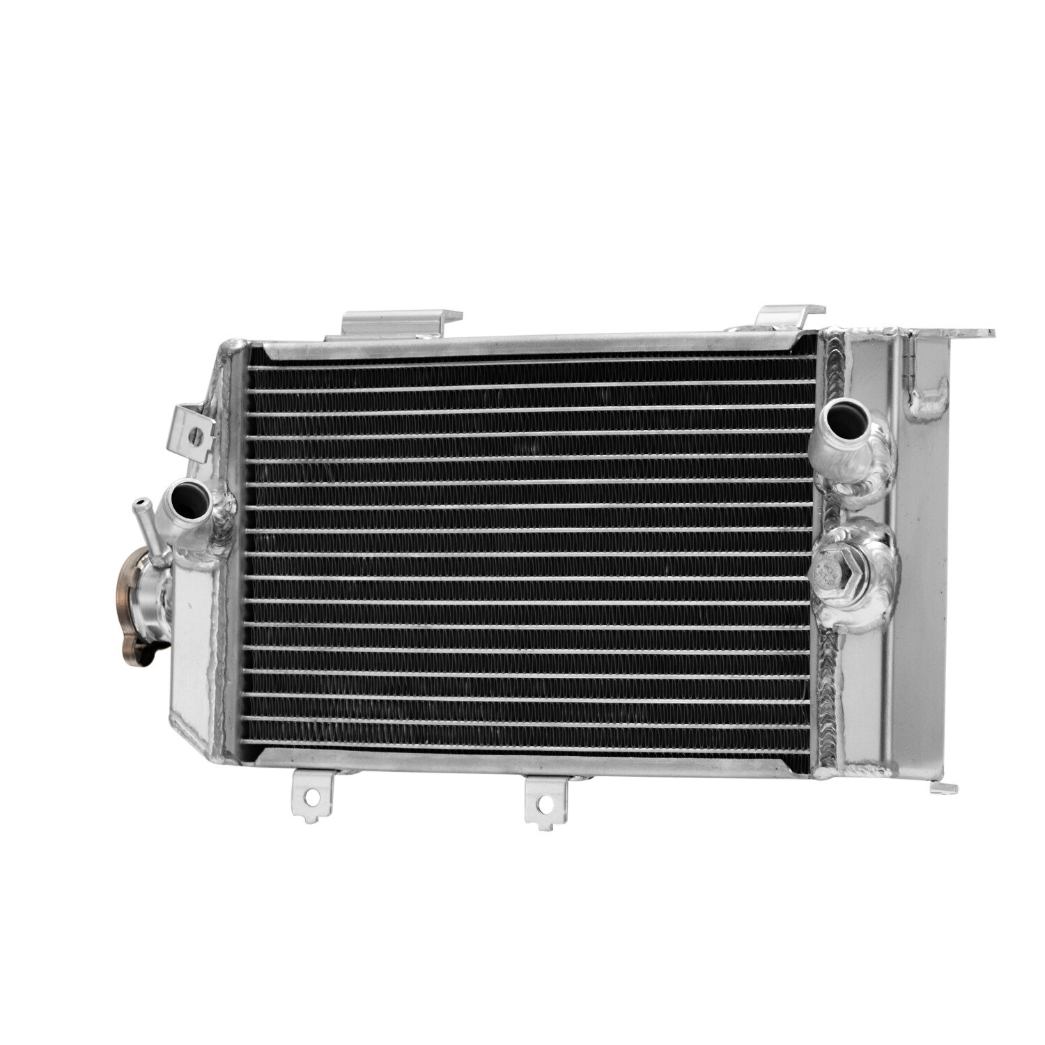 2 Row Aluminum Radiator For 2008-2013 KAWASAKI KLR650 KLR 650 2010 2011 2012